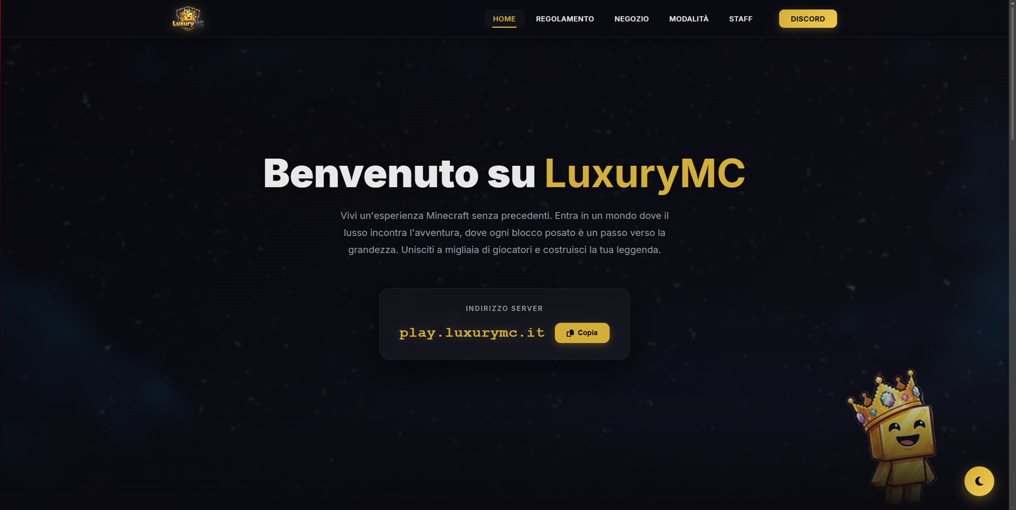 LuxuryMC - Sito web